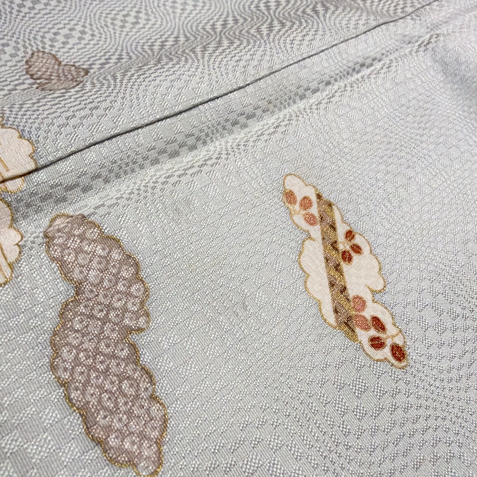 菱健 小付雲取り附下 染め疋田 京友禅 - メルカリ