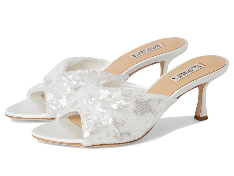 (取寄) バッジェリーミシュカ レディース  Badgley Mischka women Gailea Soft White バッジェリーミシュカ レディース シューズ ヒール Badgley Mischka