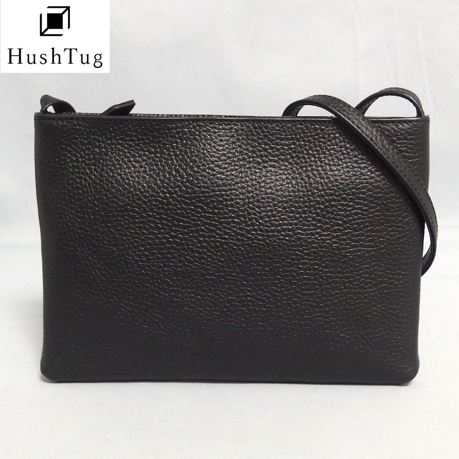 良品☆Hush Tug レザー サコッシュ ブラック 姫路レザー ショルダー