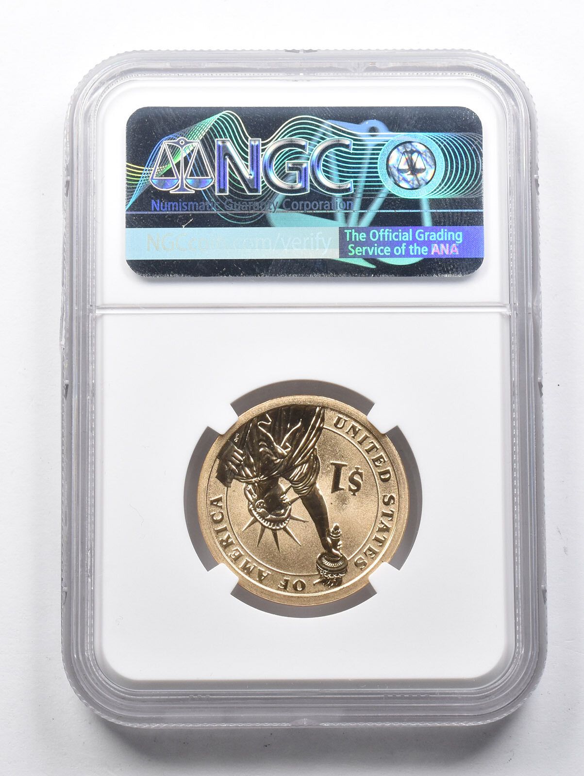 裏面 PF70 2015-P ジョン・F・ケネディ大統領 1ドル硬貨 クロニクル