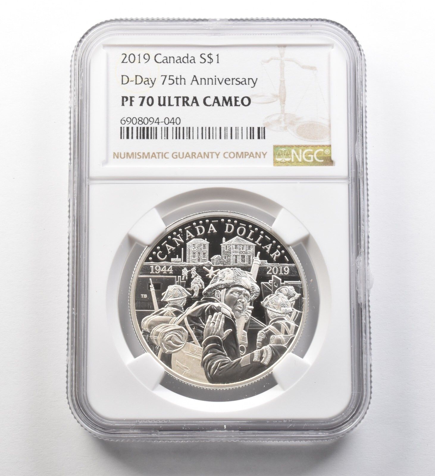 2019年カナダ銀貨 D-デイ 75周年記念 PF70 UCAM NGC *8266 - メルカリ