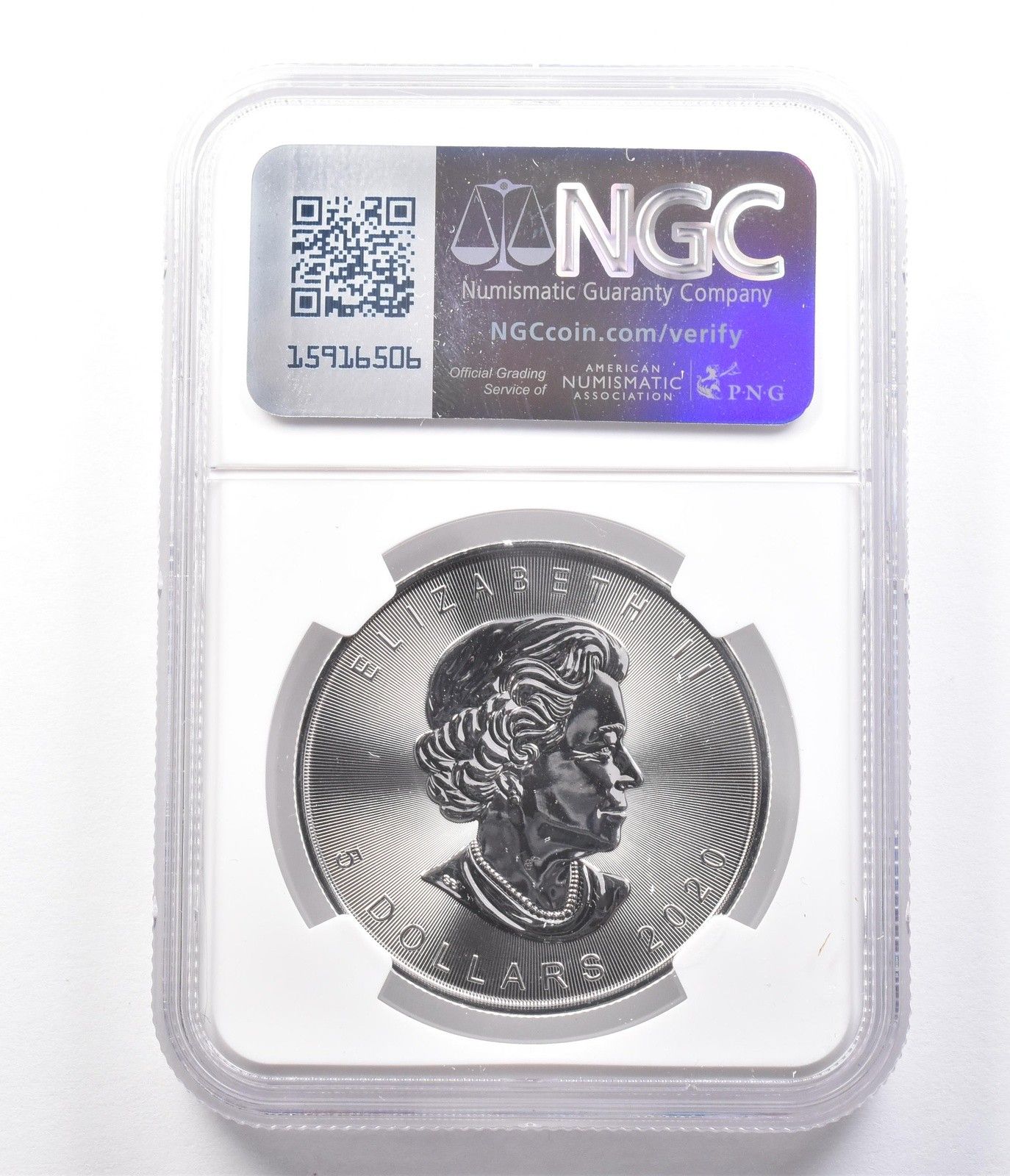 2020年カナダ5ドル銀貨メープルリーフMS70 NGC *2919 - メルカリ