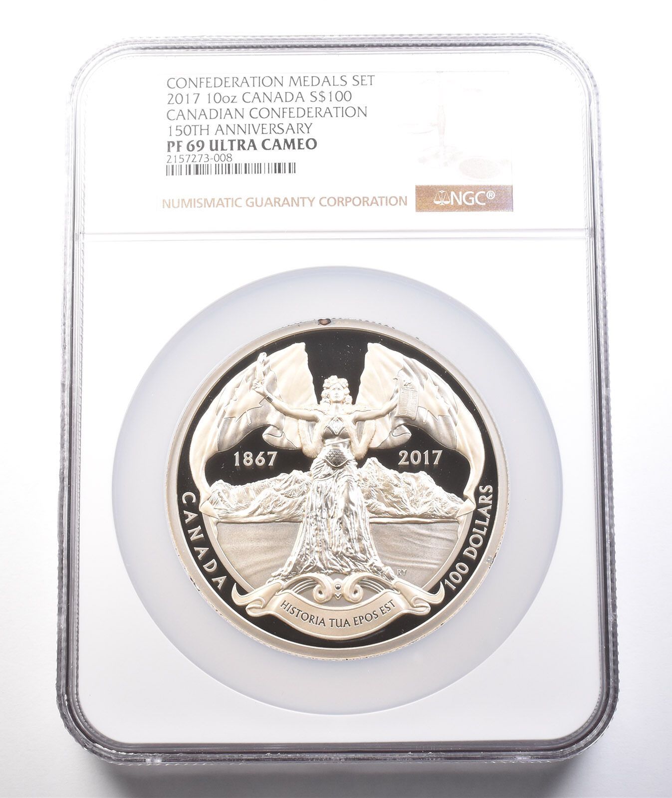 2017年 カナダ 100ドル シルバー コンフェデレーション メダルセット