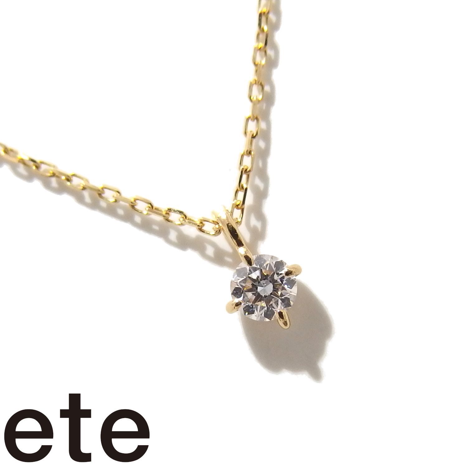 K18 ダイヤモンド ネックレス「ブライト」 K18 ダイヤモンド 0.15ct