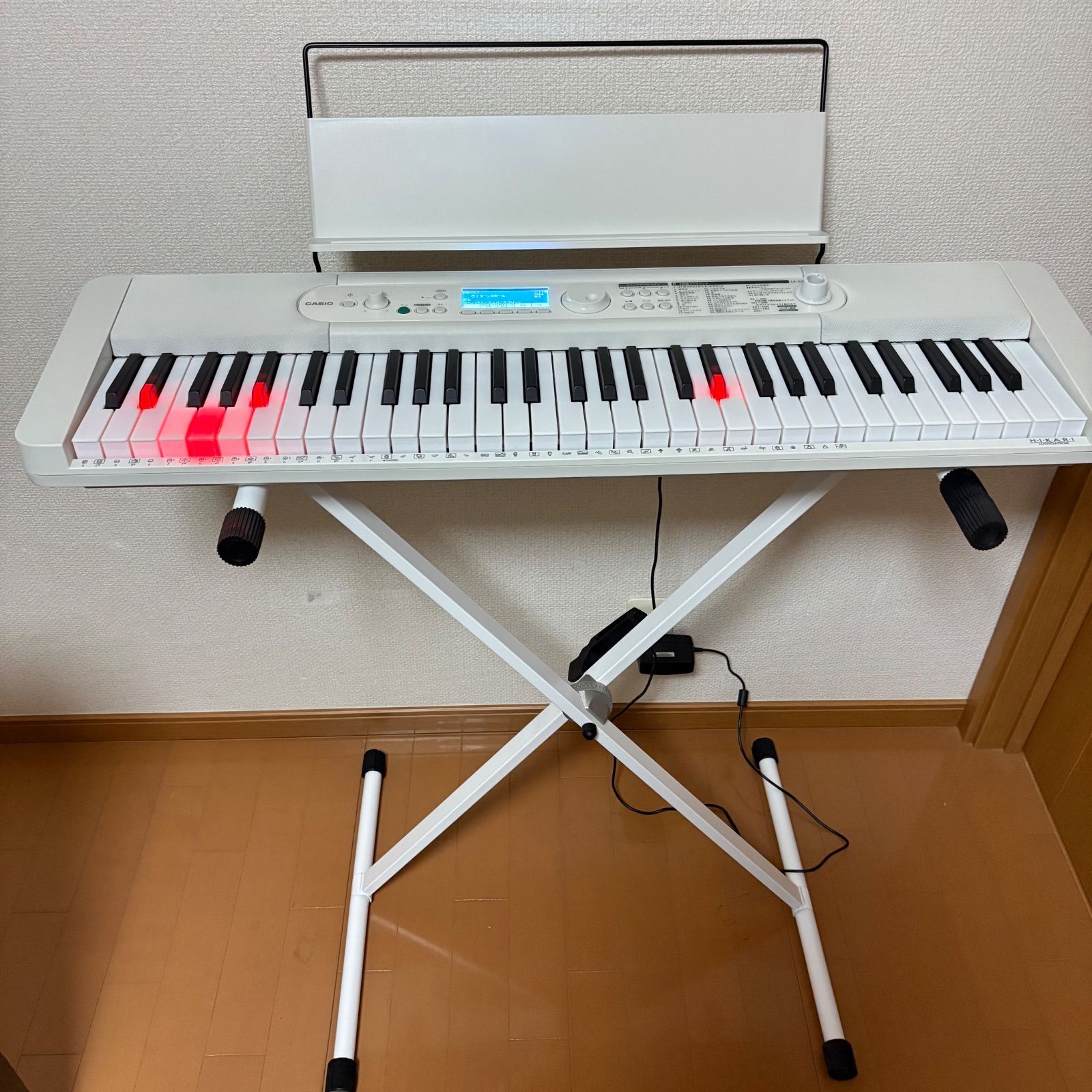 CASIO カシオ 光ナビゲーション キーボード スタンド付 LK-530 2024年