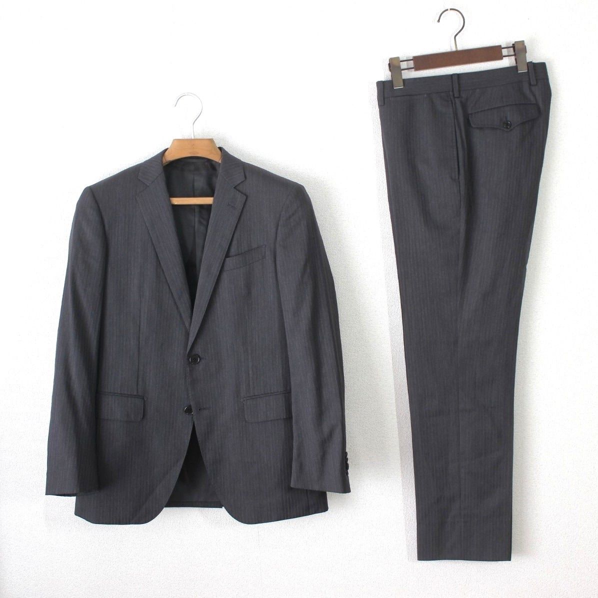 79【極美品】ザ スーツカンパニー スーツ A5 メンズ 170cm 6Drop M