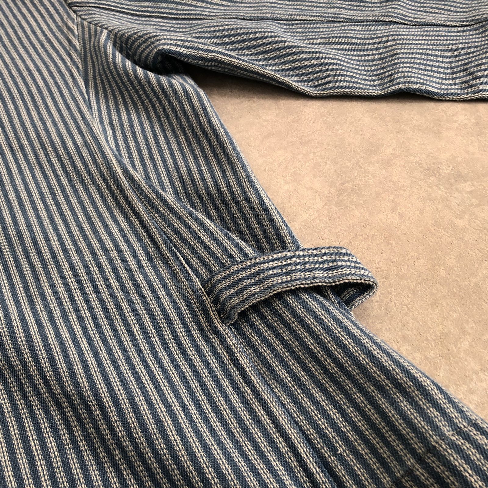 新品 定価1.8万 GEVACO ヒッコリー ストライプ ワーク カバーオール