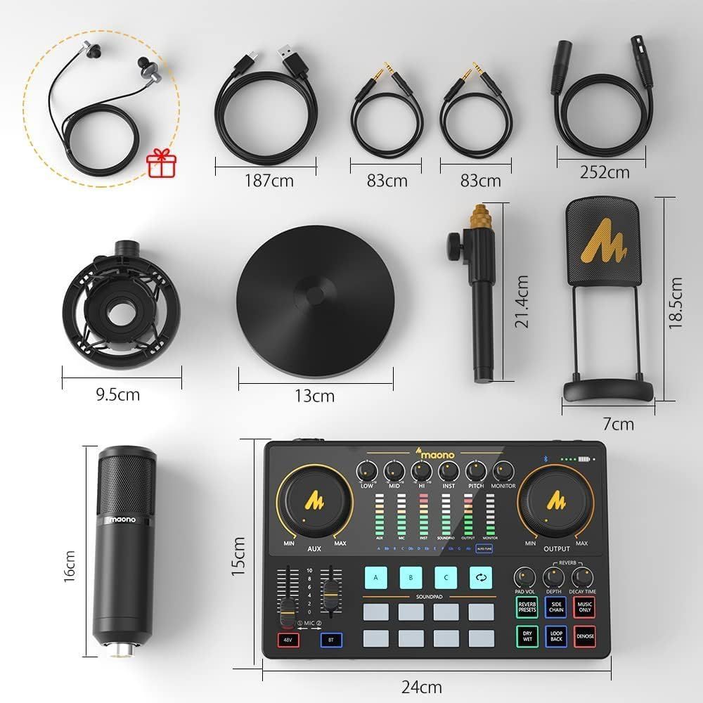 オーディオミキサー オーディオインターフェース ポッドキャスト