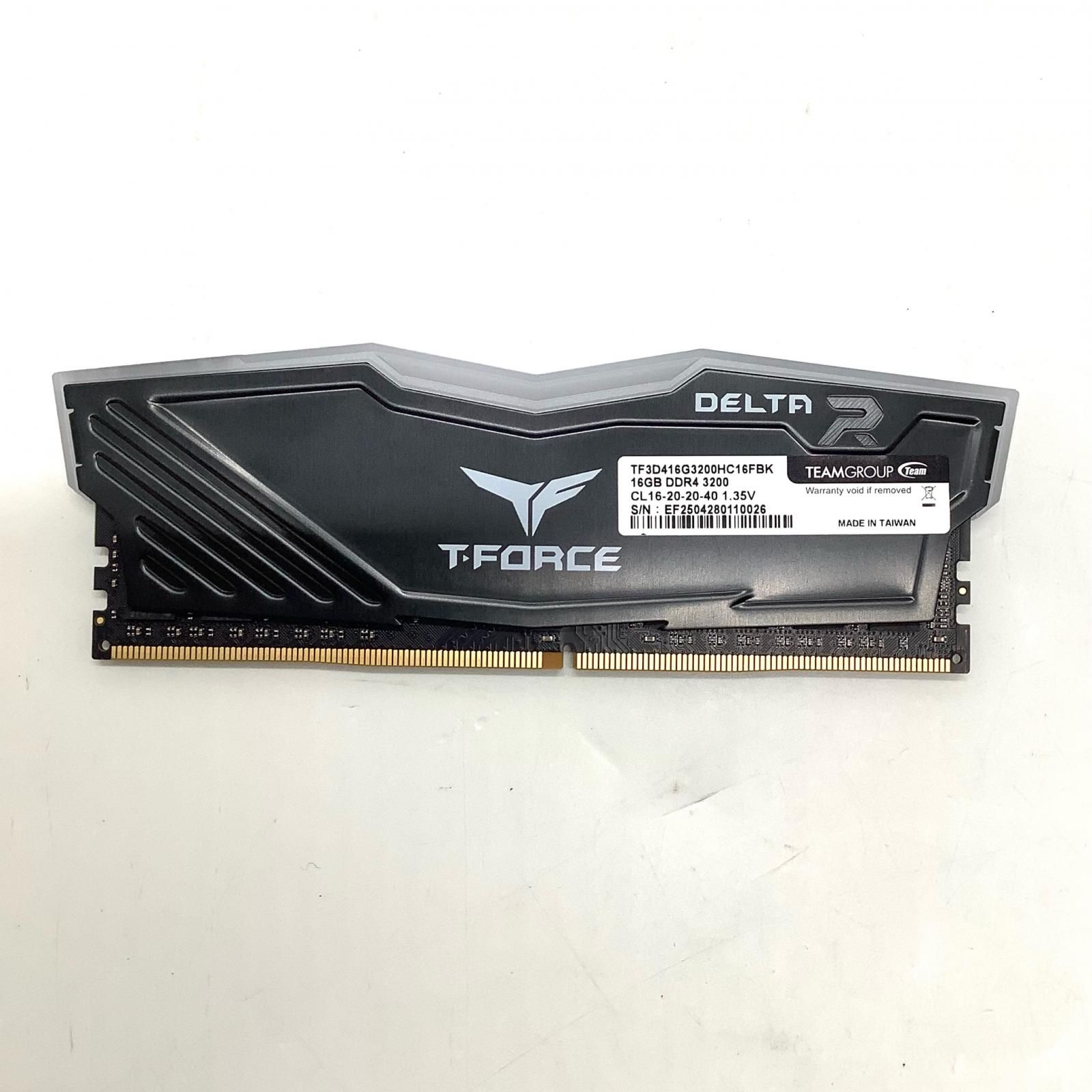 【動作確認済】TEAM DDR4 3200MHz 16GB ×1 メモリ 動作確認済】TEAM DDR4 3200MHz 16GB ×1 メモリ Team DDR4 3200MHz