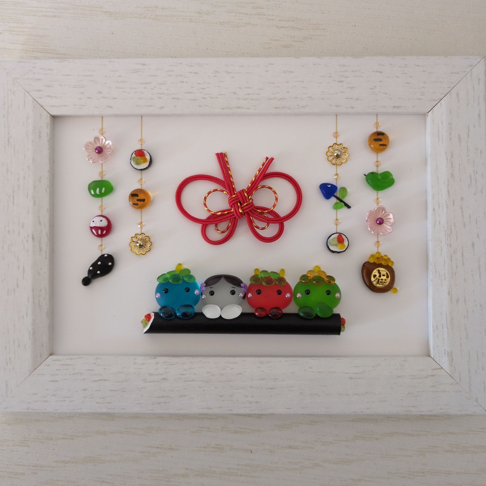 ぷう子様専用】『節分①』シーグラスアート - メルカリ