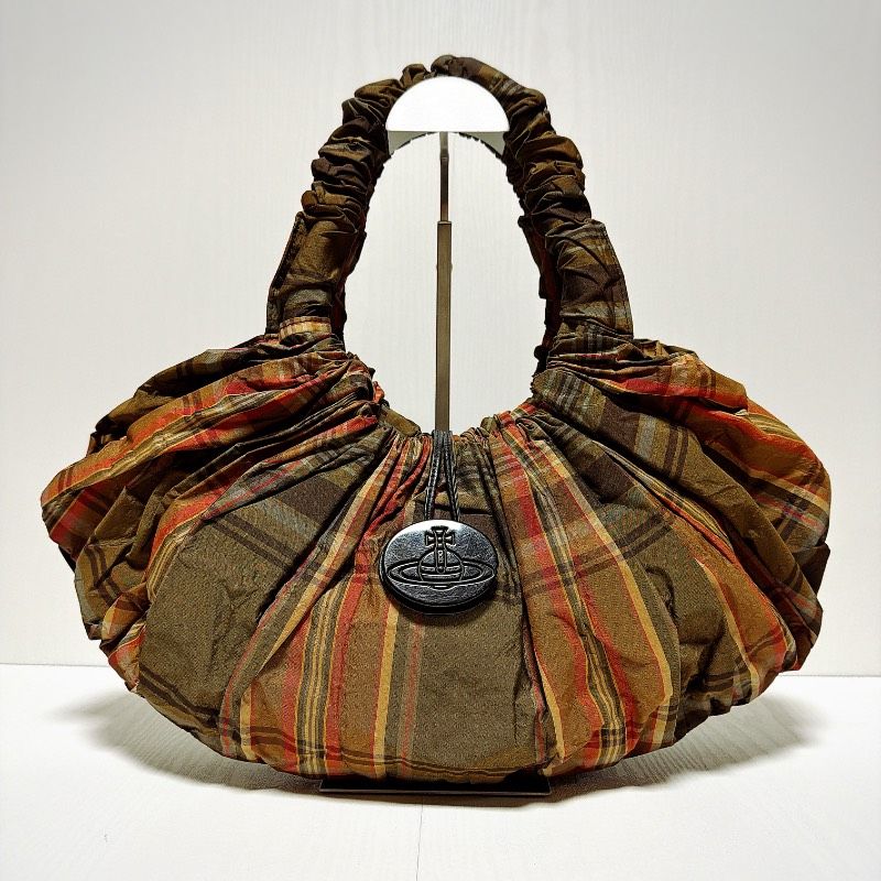 ヴィヴィアンウエストウッドオーブ総柄トートバッグ ブラウン 良品】Vivienne Westwood ヴィヴィアン ウエストウッド トートバッグ
