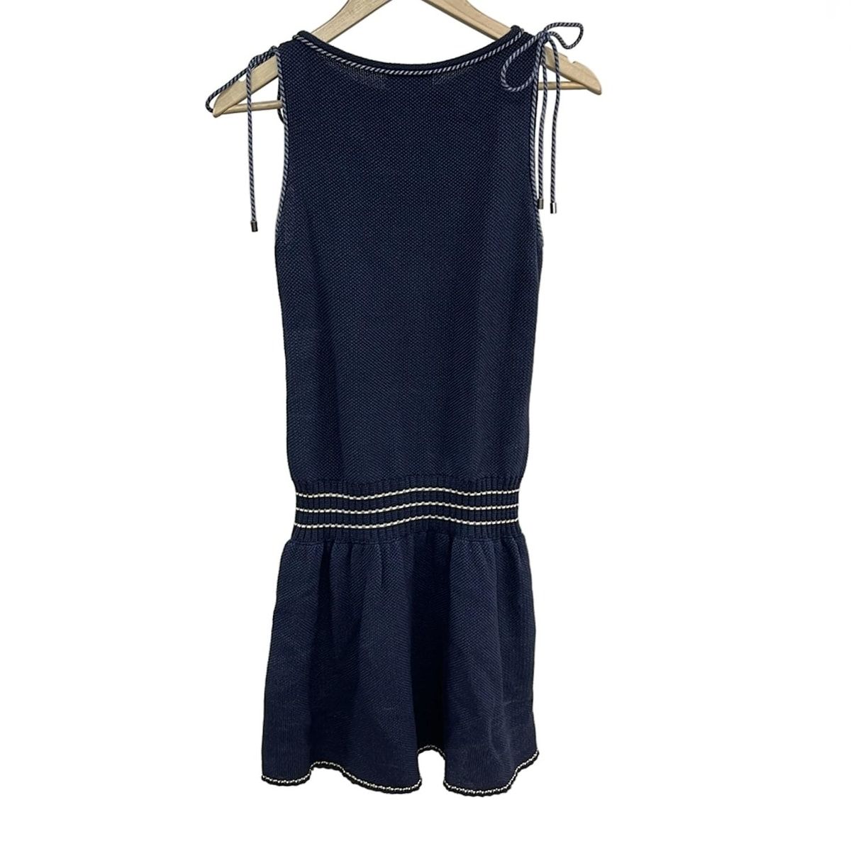 CHANEL(シャネル) ワンピース サイズ38 M レディース P51255 ネイビー