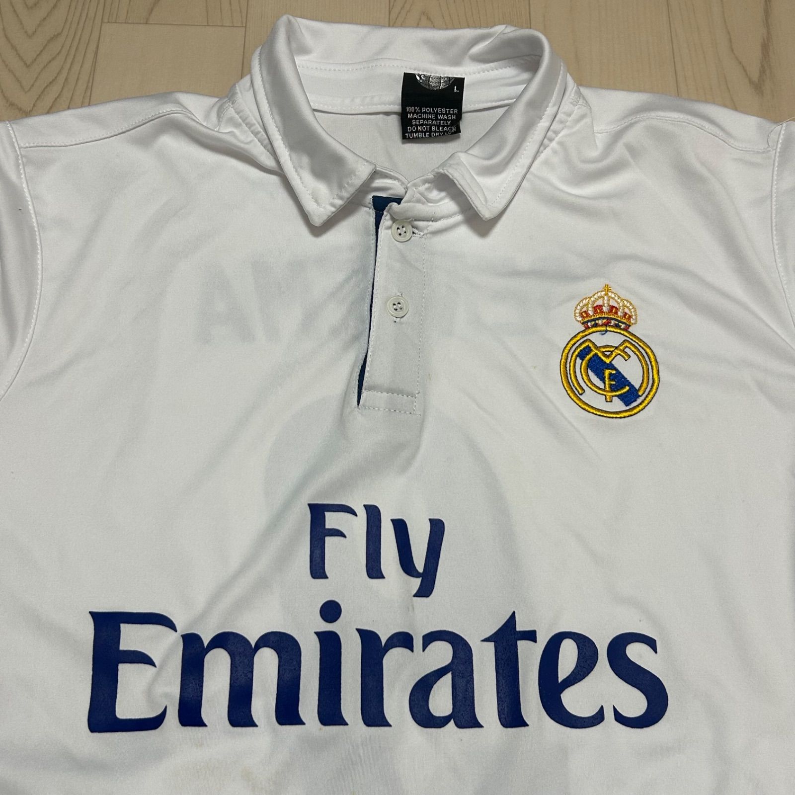 レアル・マドリード ベンゼマ BENZEMA 9 Fly Emirates サッカーシャツ