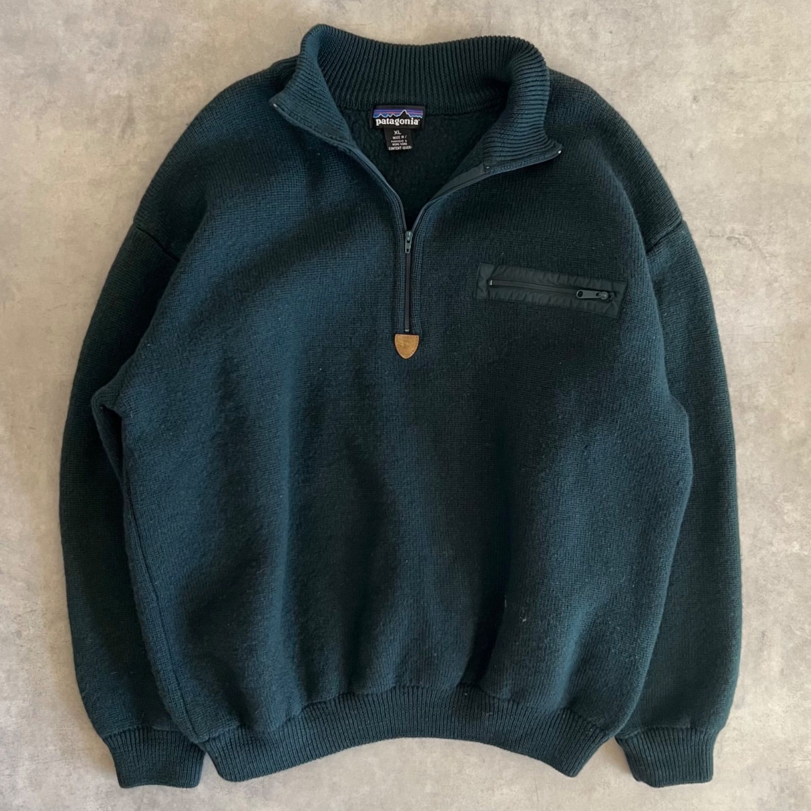 90s patagonia alpiniste sweater green パタゴニア アルピニスト