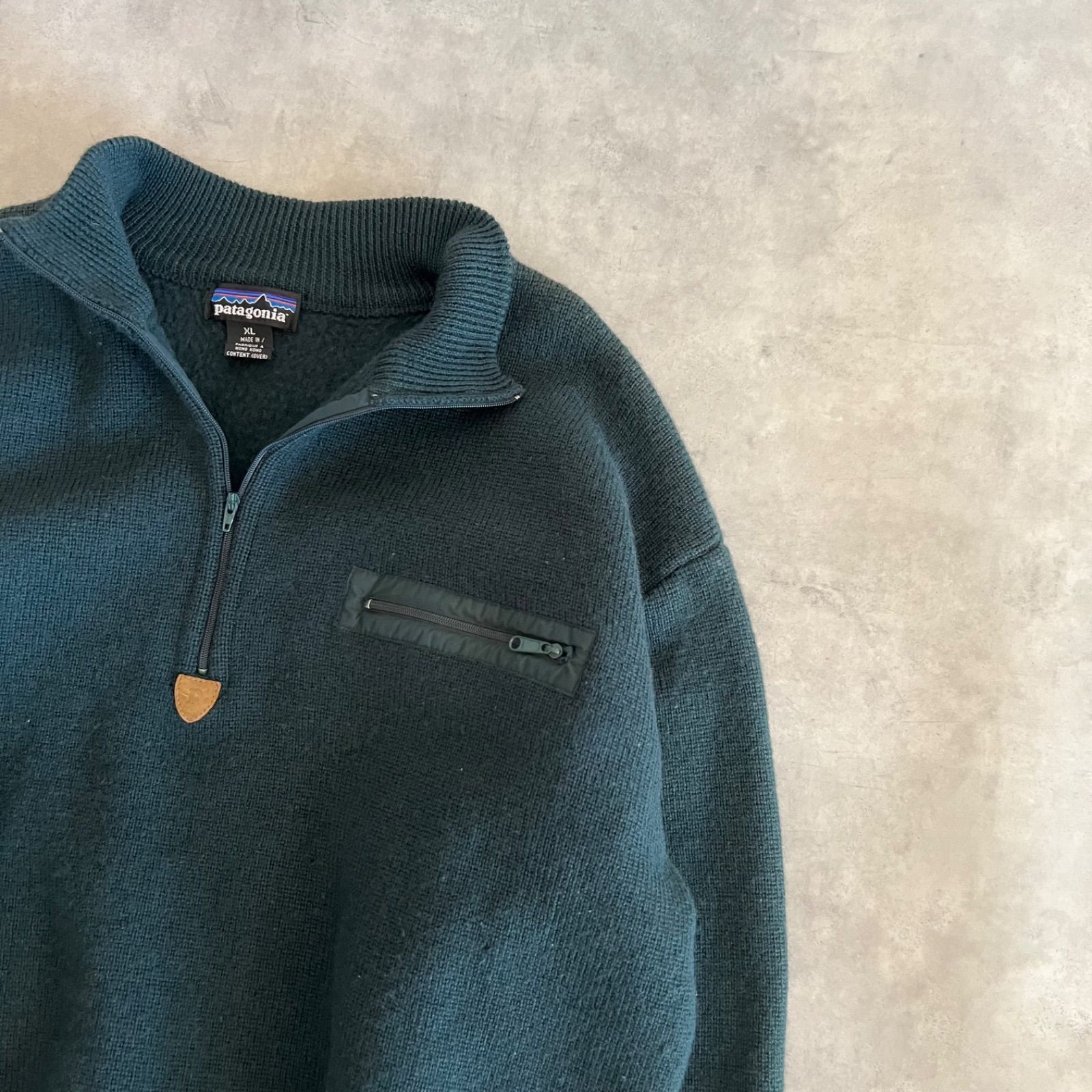 90s patagonia alpiniste sweater green パタゴニア アルピニスト