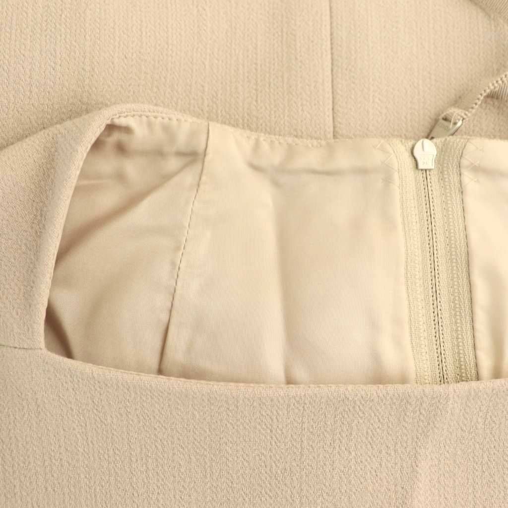 フォクシー FOXEY スクエアネック フレアスリーブ ドレス ワンピース