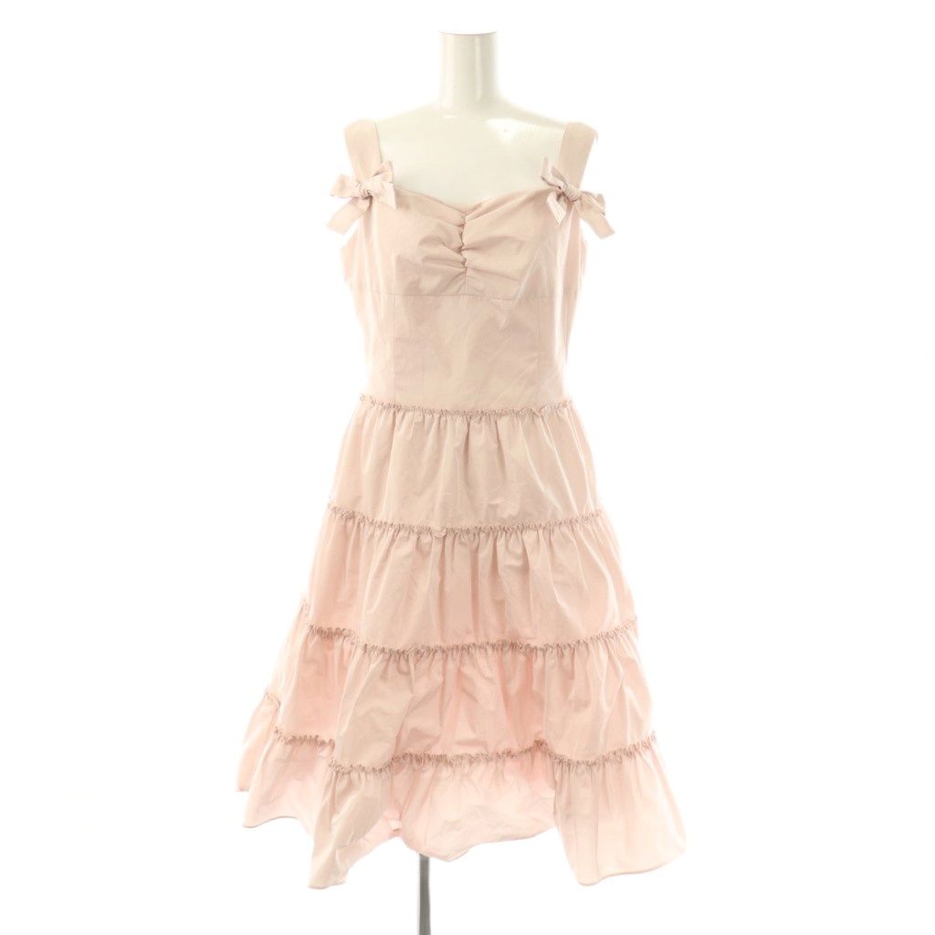 René ルネ ノースリーブ ワンピース ベージュ 36 新品・タグ付 René  