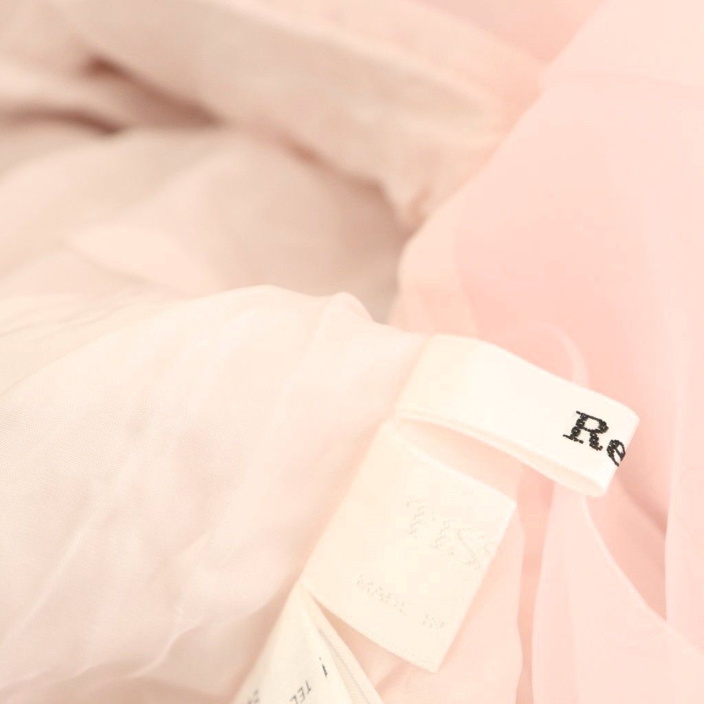 ルネ Rene TISSUE ティアード ワンピース ノースリーブ 36