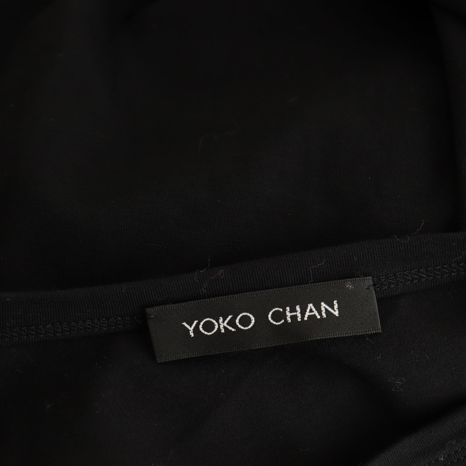 ヨーコチャン YOKO CHAN フレア ペプラム ストレッチ カットソー 40