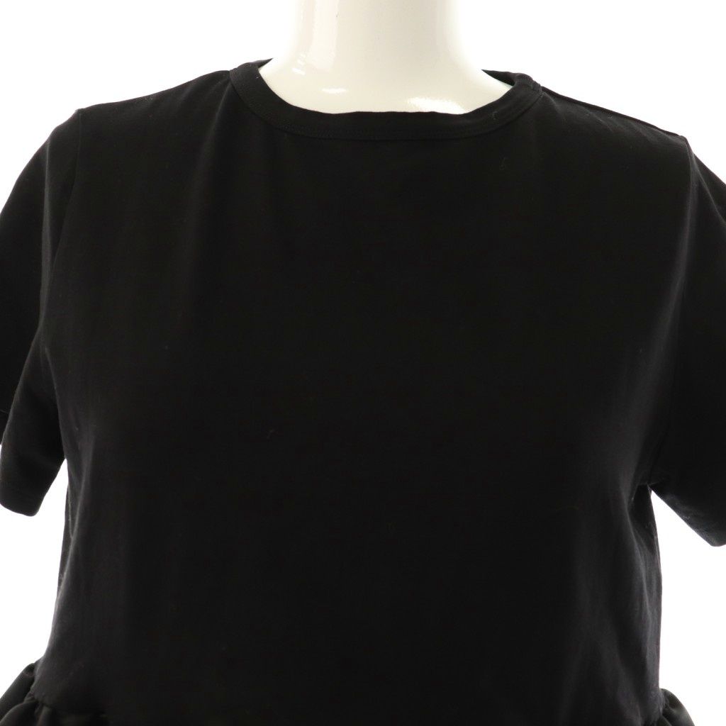 【YOKO CHAN】美品　ヨーコチャン　40 ぺプラムフレアカットソーフリル YOKO CHAN】美品 ヨーコチャン 40 ぺプラムフレアカットソーフリル