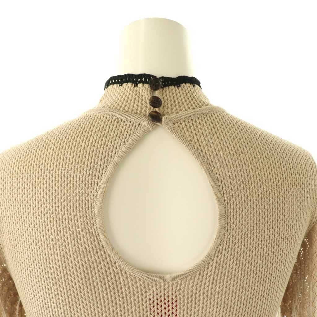 フェティコ FETICO FTC254―0705 Lace-knit bodysuit ニットボディ