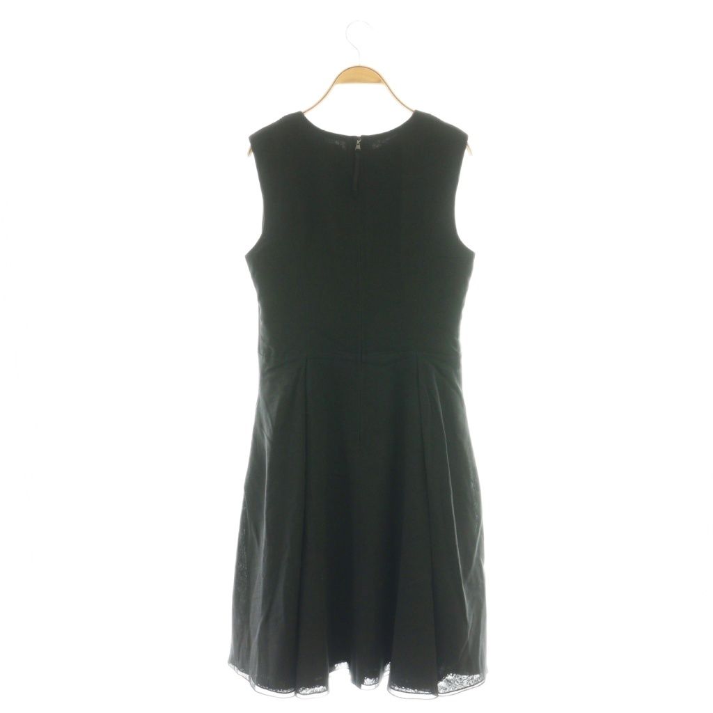 フォクシー　ノースリーブ ひざ丈ワンピース フォクシー FOXEY ノースリーブ ワンピース ひざ丈 42 ブラック 36787