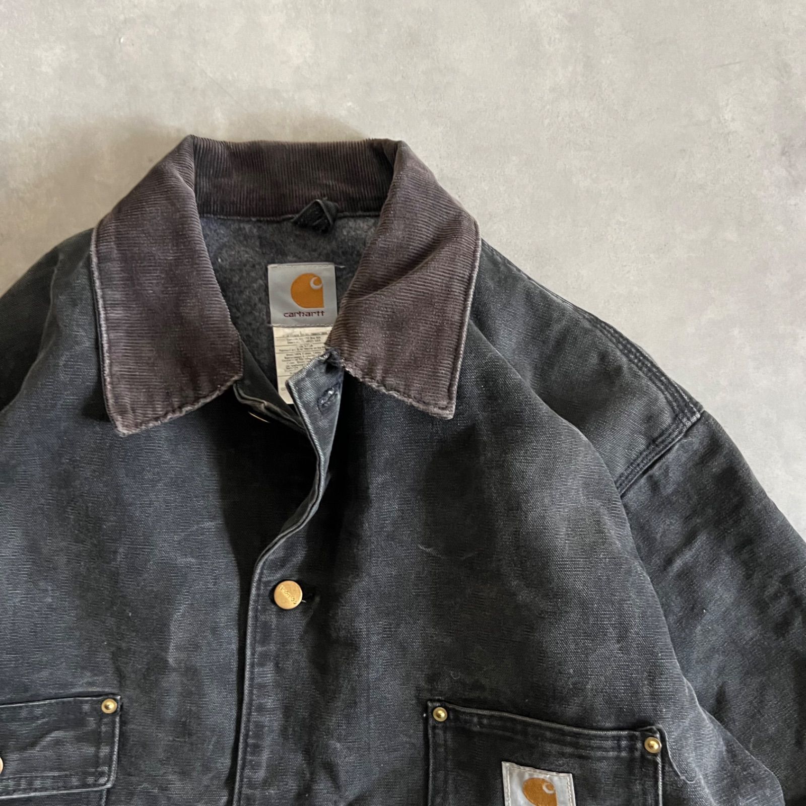 carhartt chore coat black カーハート チョアコート ブラック - メルカリ