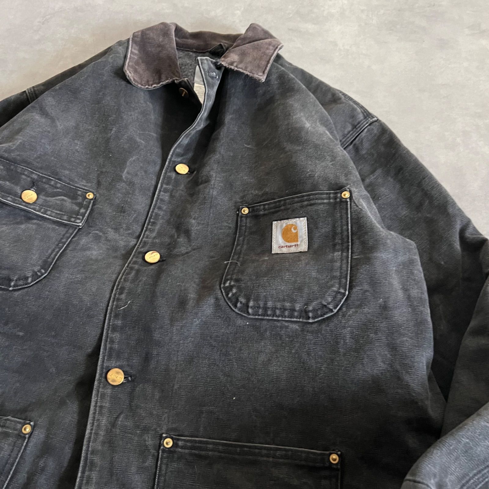 carhartt chore coat black カーハート チョアコート ブラック - メルカリ