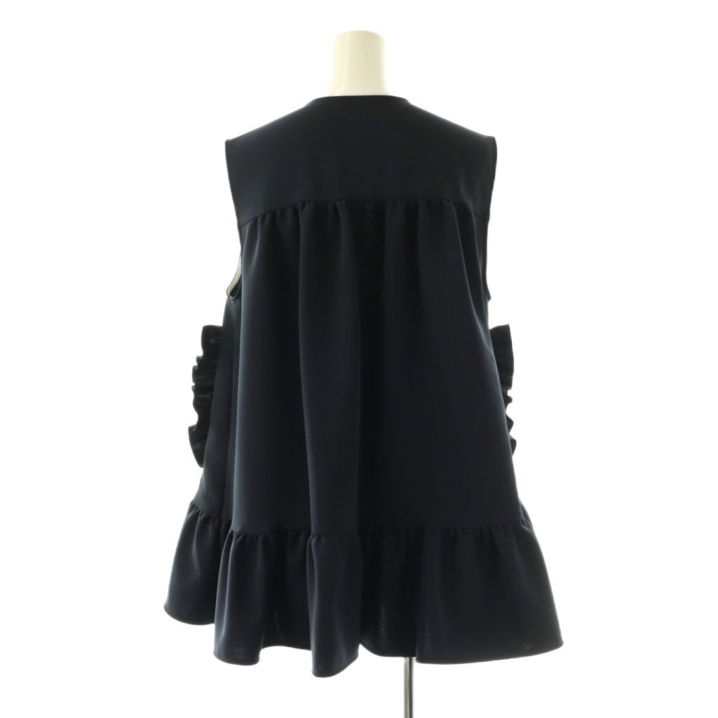 yori ヨリ ポケットフリルジレ ベスト yori ヨリ ポケットフリルジレ ベスト