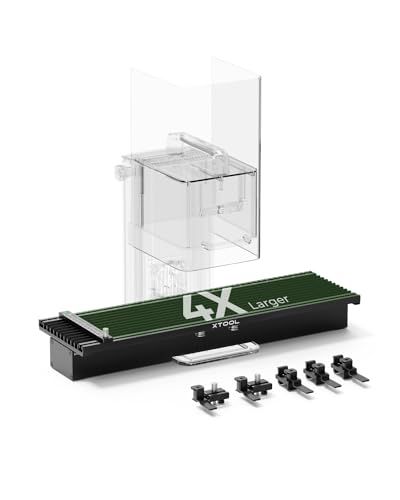 xTool F 1用拡張キット 1 Lite用 1用スライドエクステンション 彫刻領域を115 400 mmに拡張 より長い彫刻と切断 安定性を高める5つのクランプが付属 適格請求書発行可