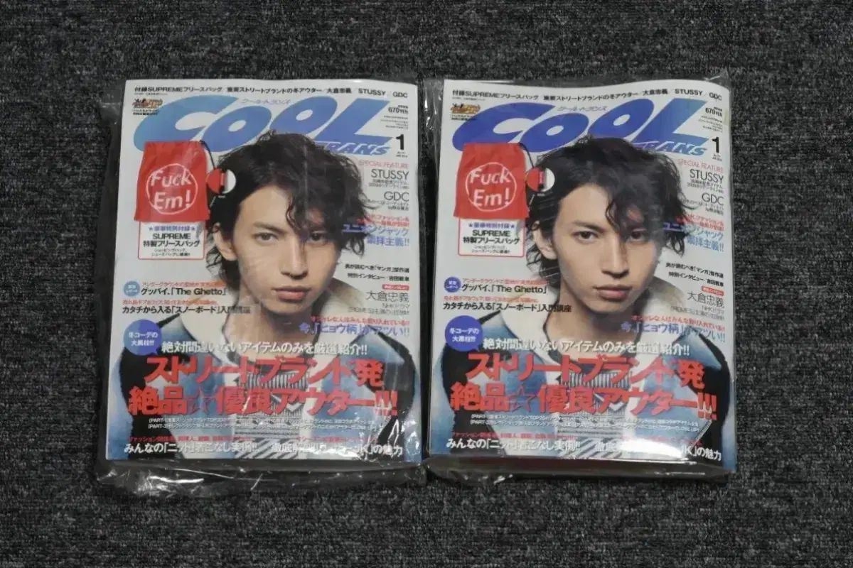 日本雑誌 クール トランス 2010年 号 Supreme フリース バッグ