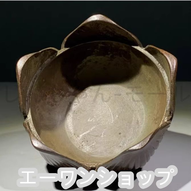 古美術 銅製 蓮花香炉 置物 大明宣徳 蓮子登科 香炉 現代工芸品 装飾品