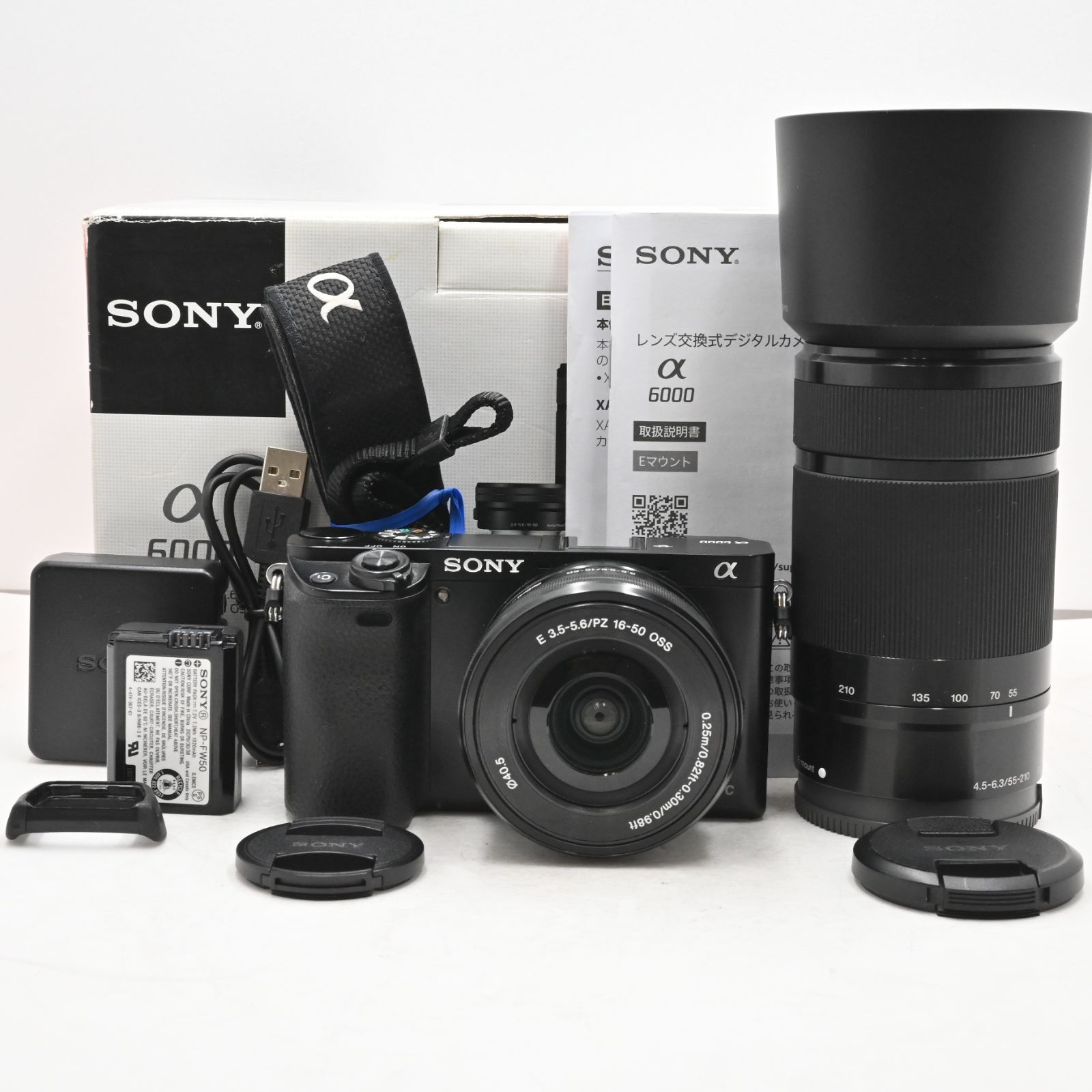 SONY ミラーレス一眼 α6000 ダブルズームレンズキット E PZ 16-50mm F3