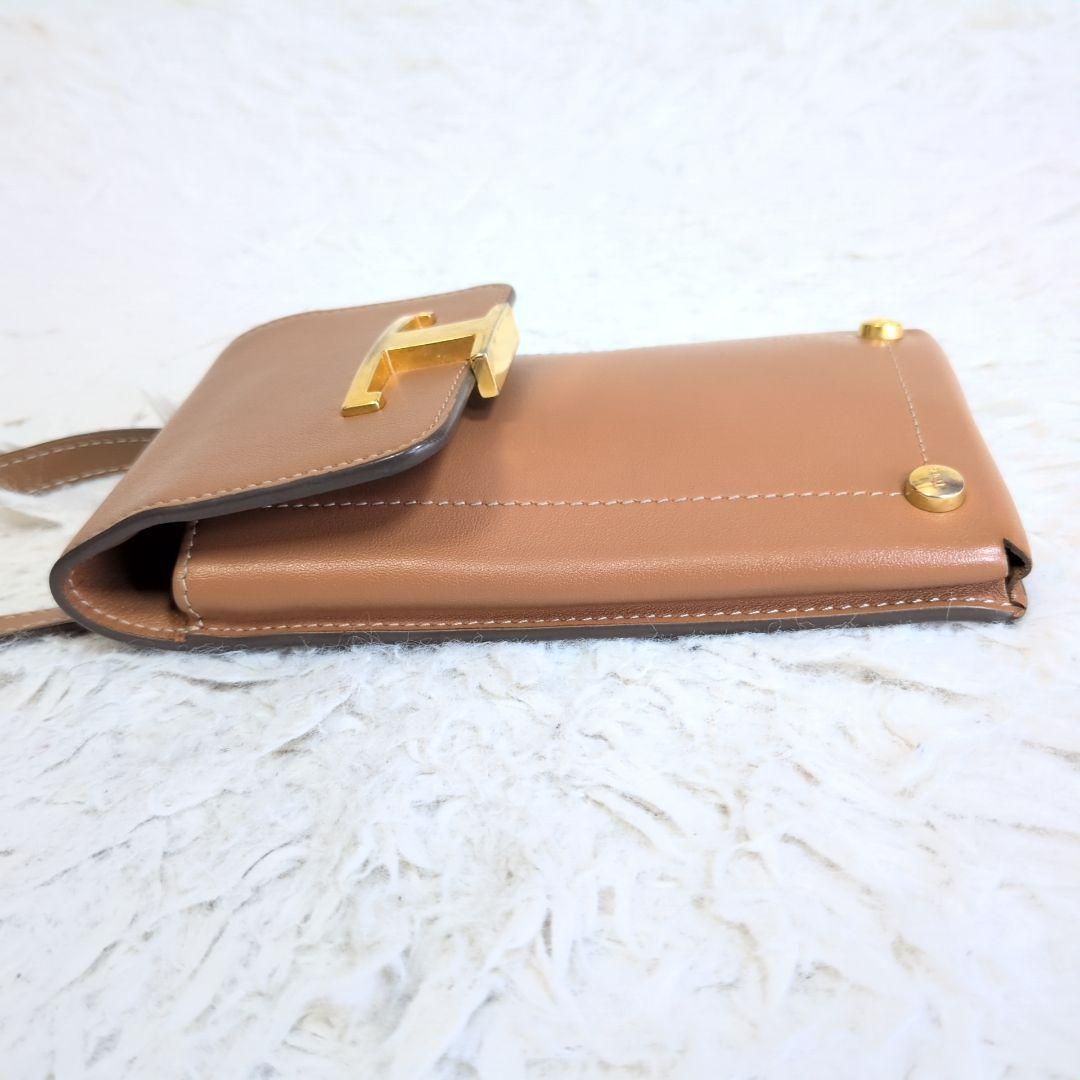 近年モデル✨️TOD'S トッズ Tタイムレス フォンポーチ スマホ