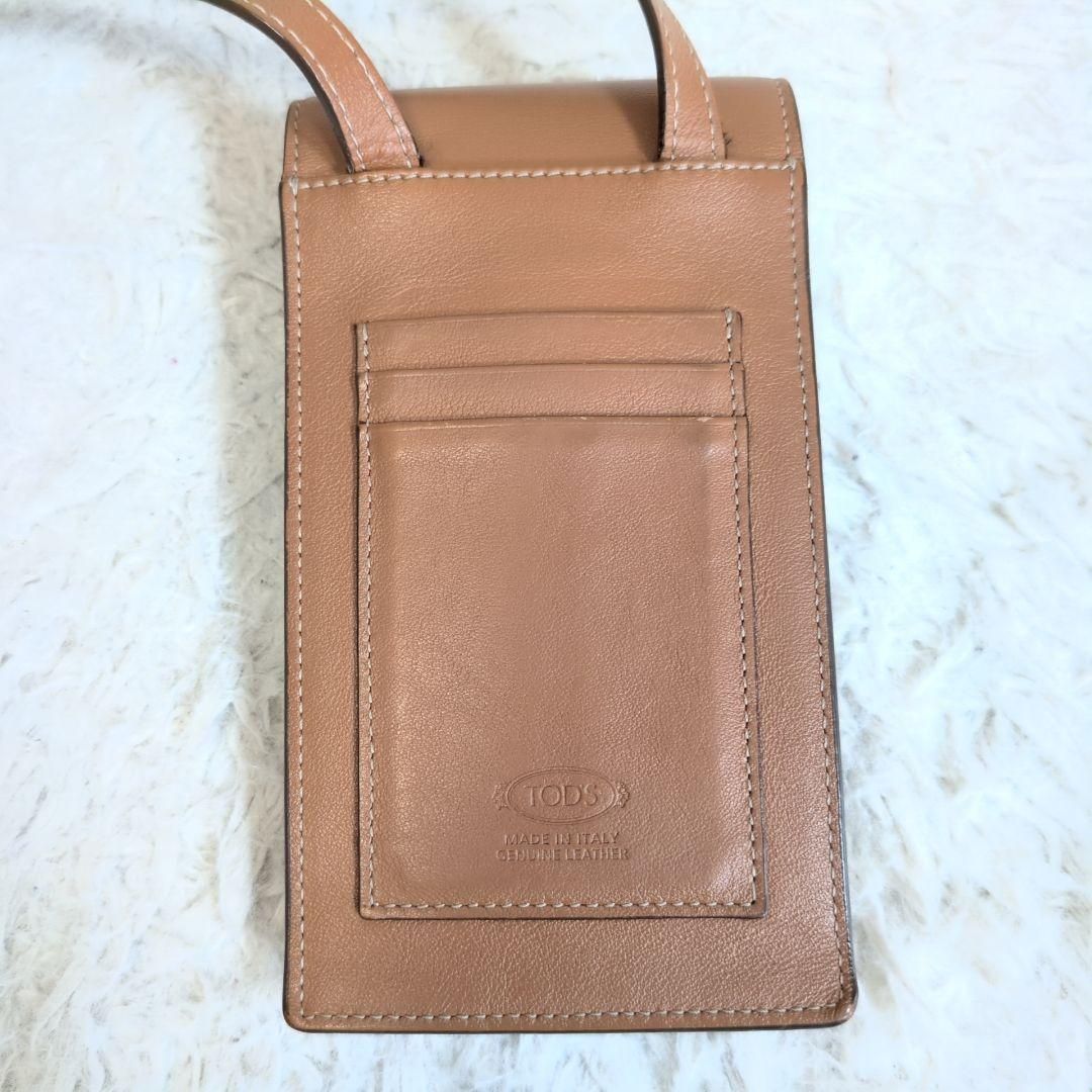 近年モデル✨️TOD'S トッズ Tタイムレス フォンポーチ スマホ