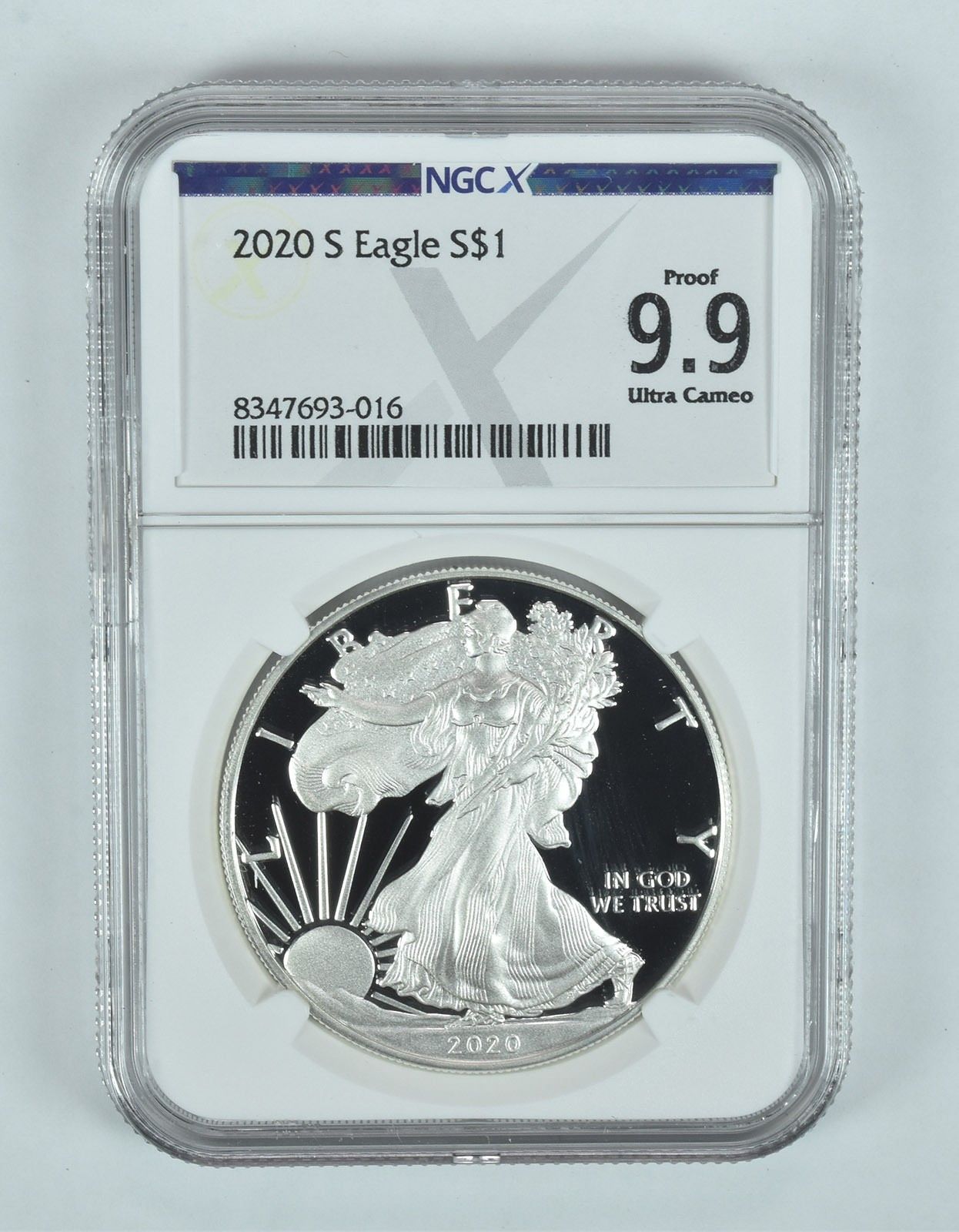 2020-S アメリカン シルバー イーグル プルーフ 9.9 UCAM NGC X NGCX