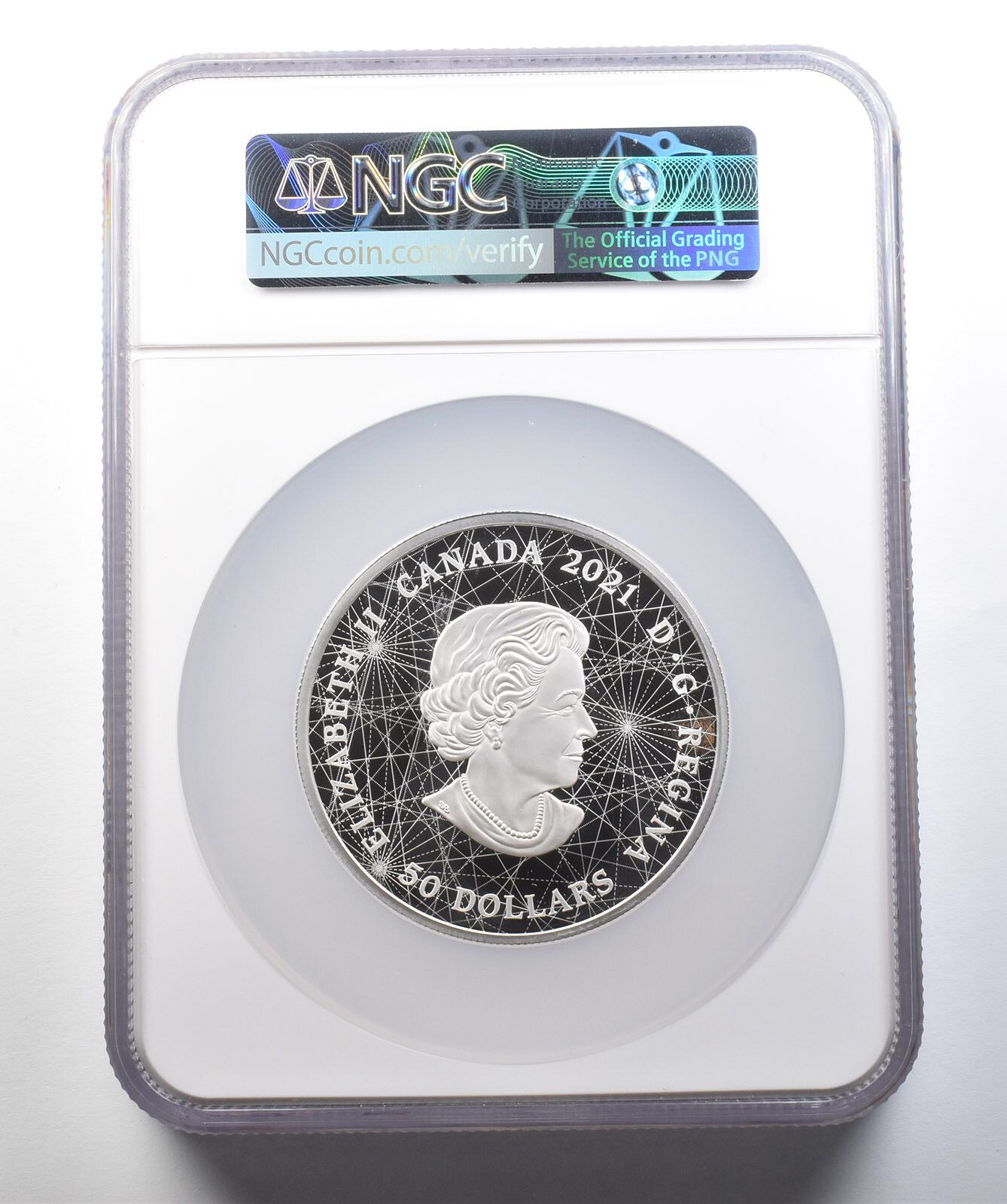 2021年カナダドル 50ドル銀貨 ロストファウンド シャンプレーン