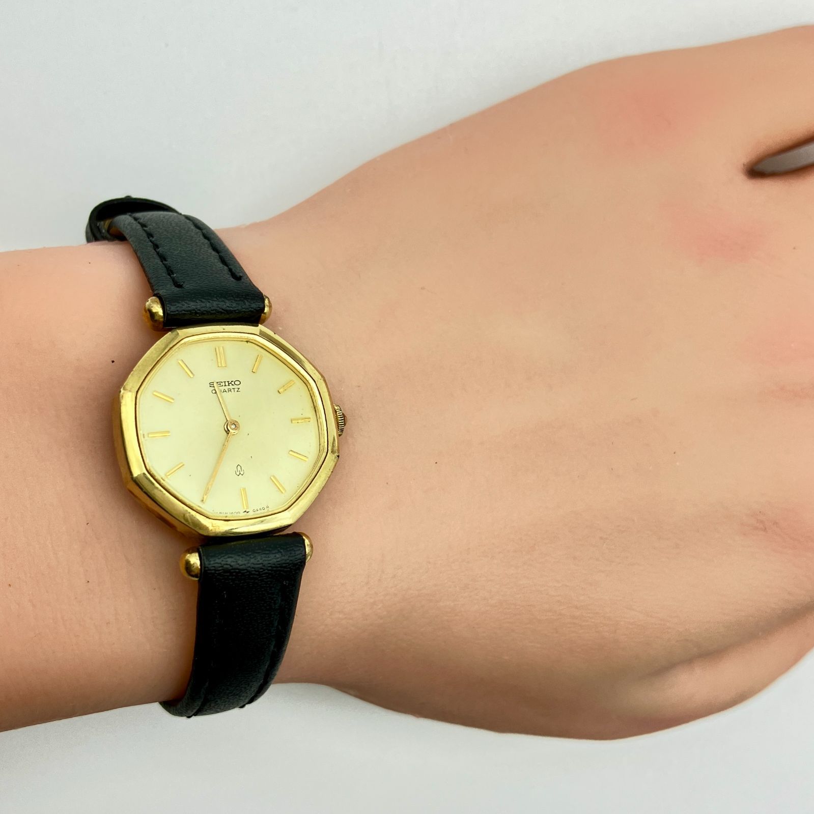 中古】セイコー SEIKO レディース 腕時計 1400-5260 オクタゴン 八角形