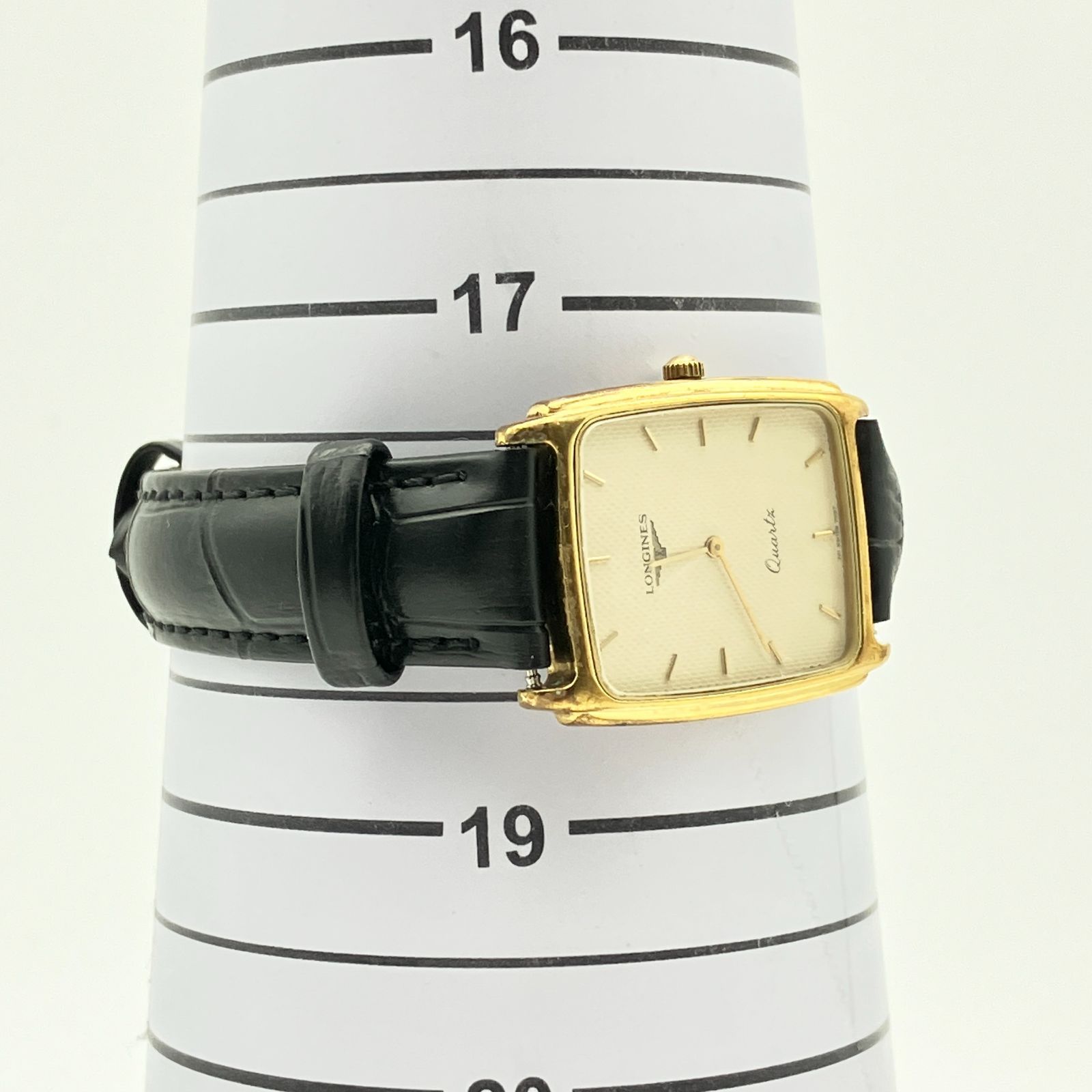 LONGINES クォーツ ゴールド 腕時計 ジャンク 中古品 ロンジン 腕時計 スクエア 18K クオーツ ゴールド メンズ LONGINES