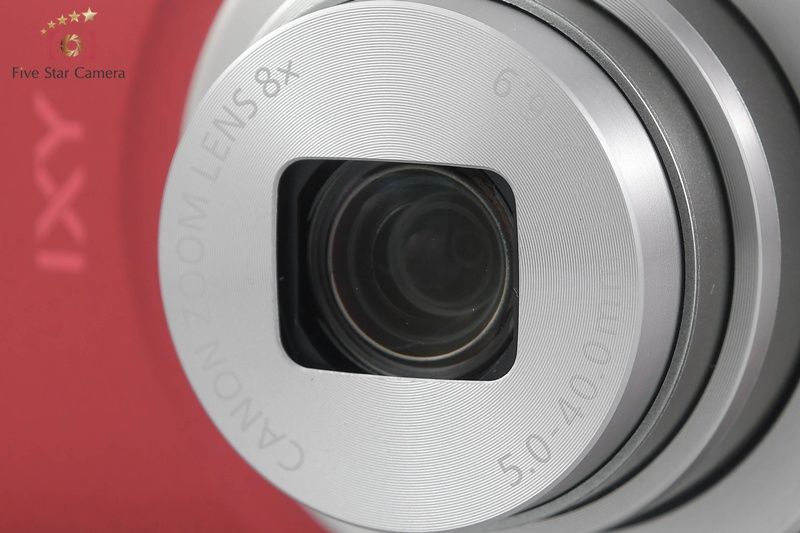 ★中古美品！Canon IXY200レッド デジタルカメラ キヤノン IXY 200 ﾚｯﾄﾞ【2000万画素】 コンパクトデジタルカメラ の