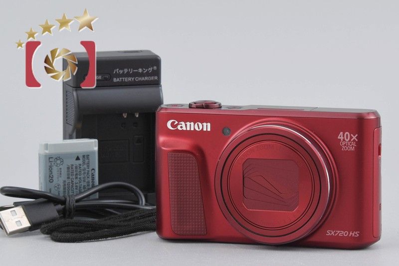 Canon キヤノン 【中古】Canon キヤノン PowerShot SX720 HS レッド