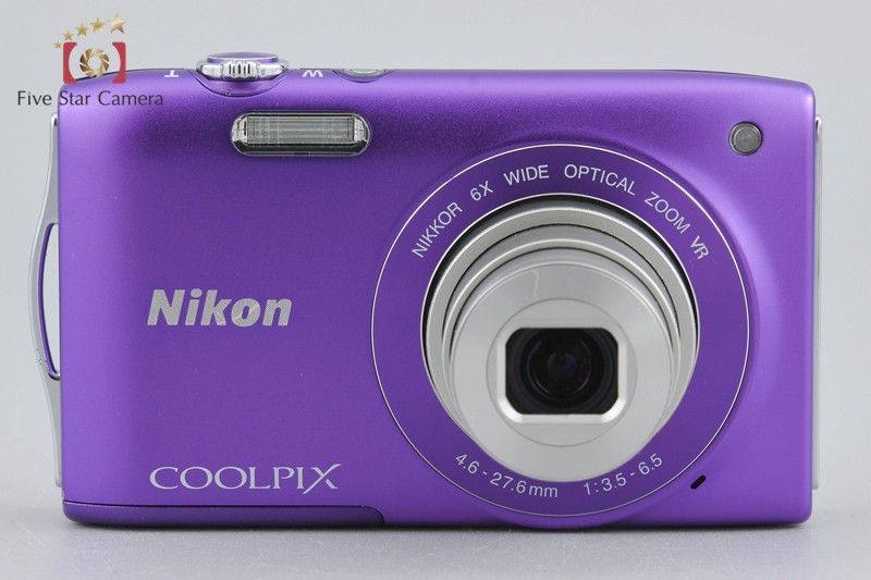 Nikon ニコン 【中古】Nikon ニコン COOLPIX S3300 ラベンダーパープル
