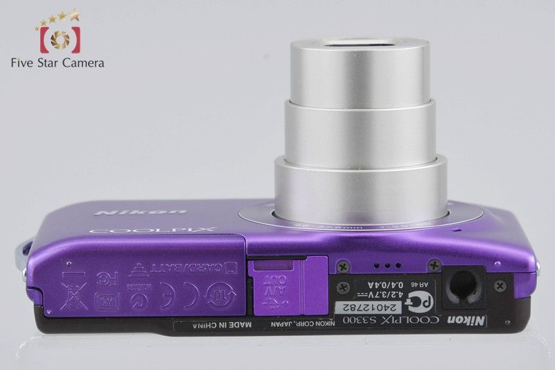 Nikon ニコン 【中古】Nikon ニコン COOLPIX S3300 ラベンダーパープル