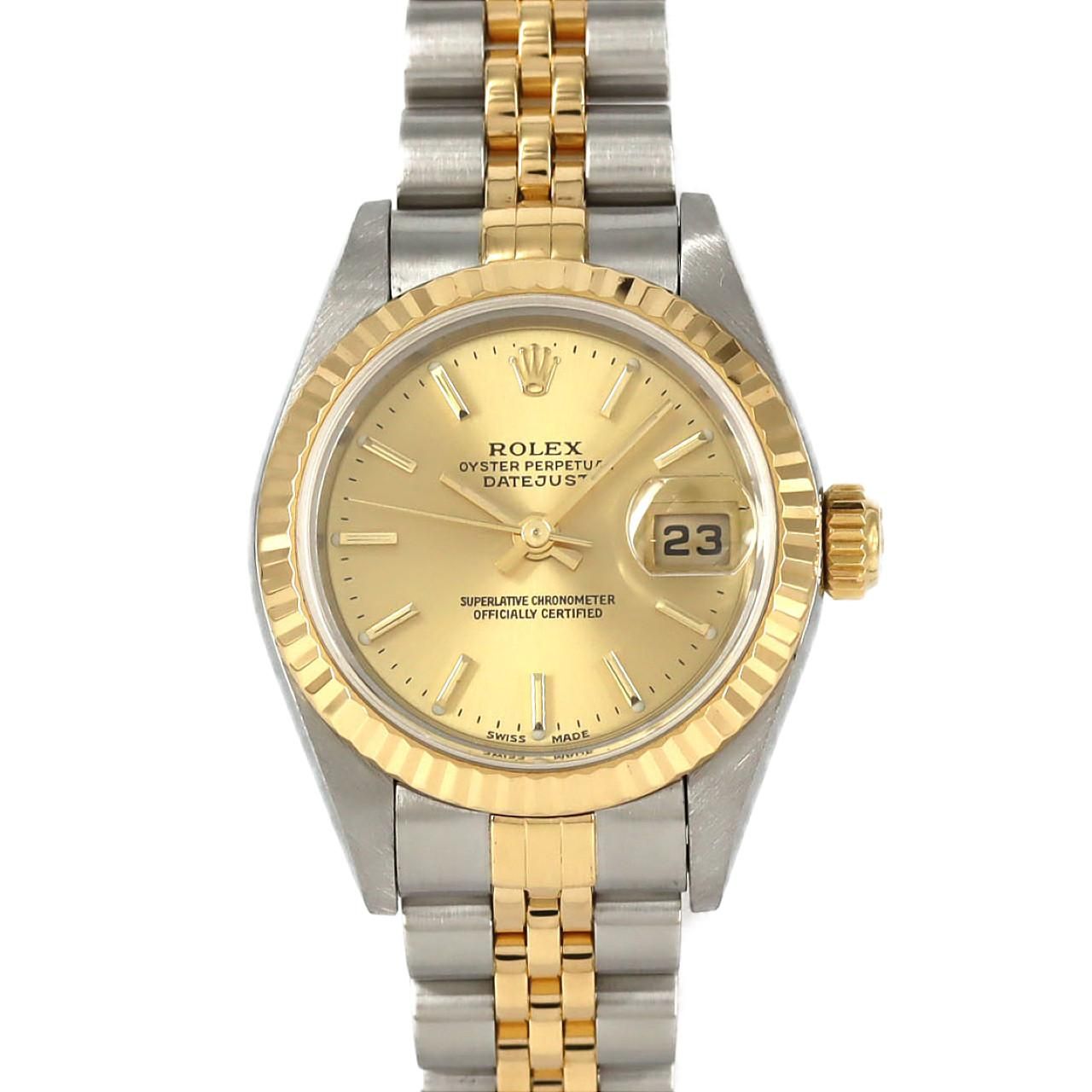 ロレックス デイトジャスト 79173 SSxYG 自動巻 P番 - メルカリ