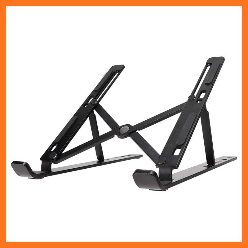 【新品】 MOTTERU(モッテル) 超軽量 角度調整可能 折りたたみ 放熱性 ノートPCスタンド POSレジ タブレット コンパクト ブラック MOT-PCSTD02S-BK 出張 旅行にも 1