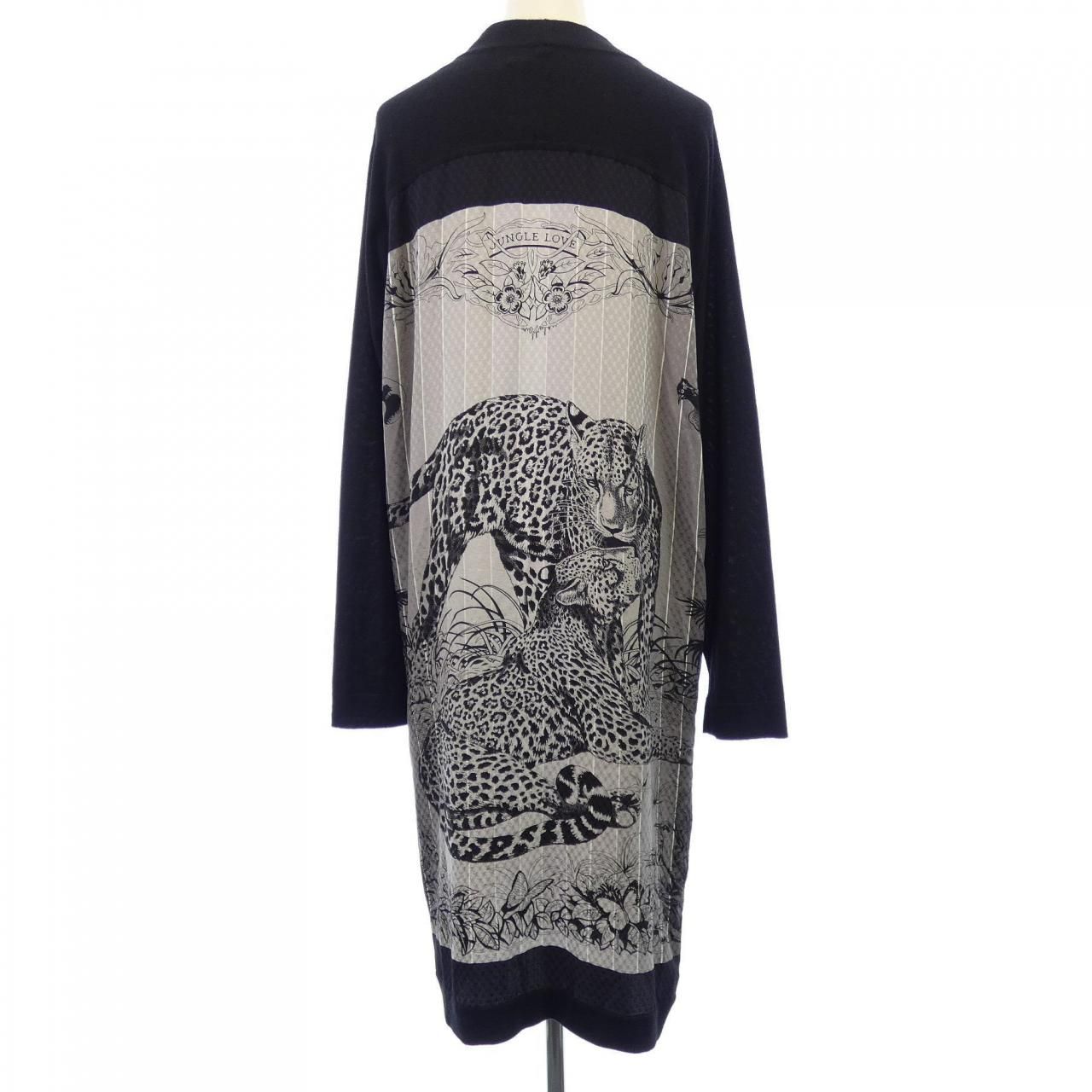 HERMES 美品 カーディガン ツイルレーヌ ジャングルラブ エルメス HERMES JUNGLE LOVE RAINBOW *97-7754 ツイルレーヌ