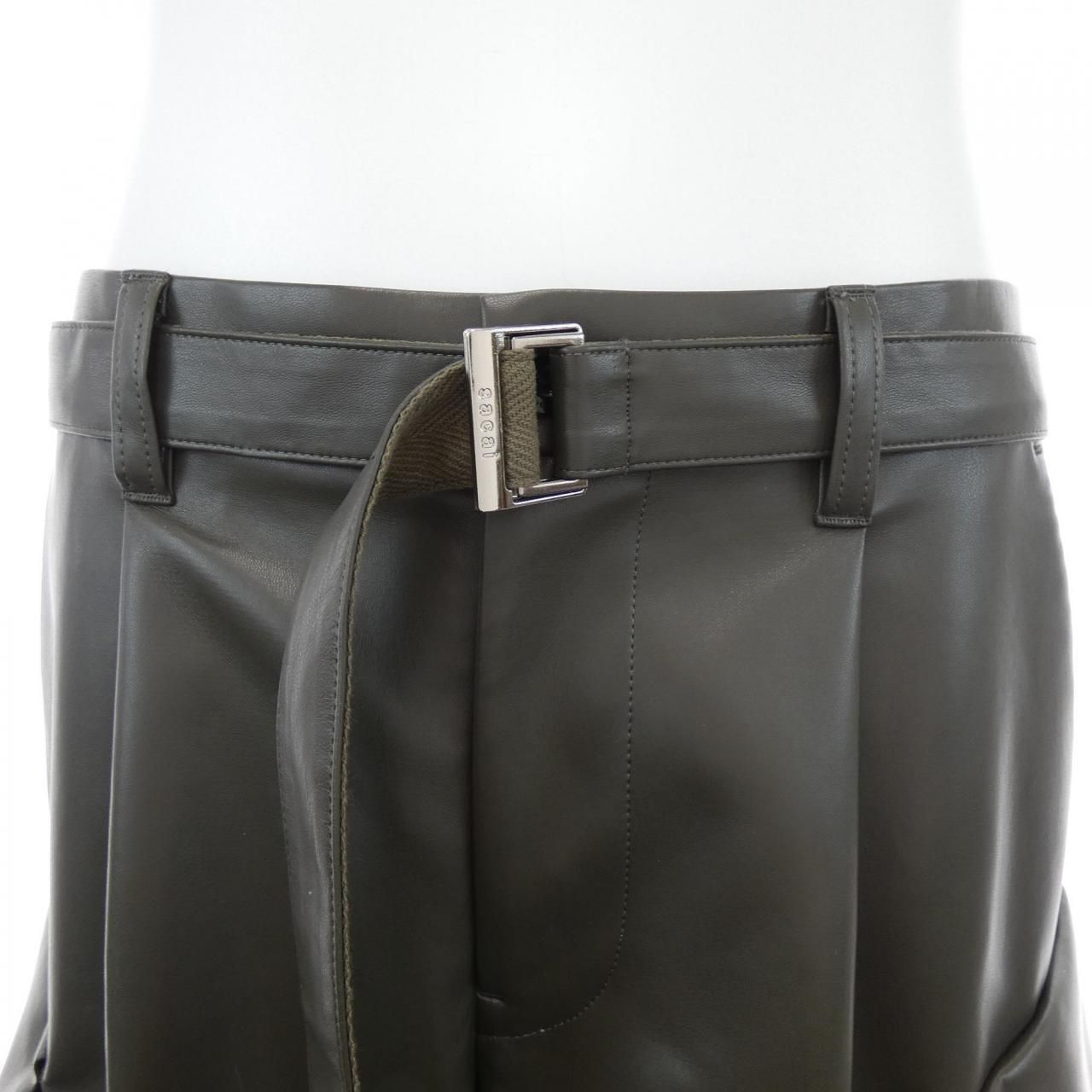 サカイ SACAI FAUX LEATHER PANTS 25-03750M パンツ - メルカリ