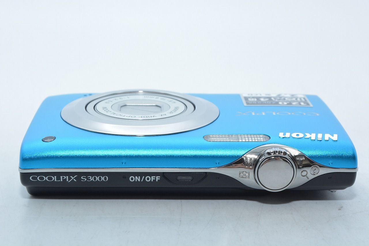 ニコン Nikon COOLPIX S3000 アクアブルー 【公式通販】