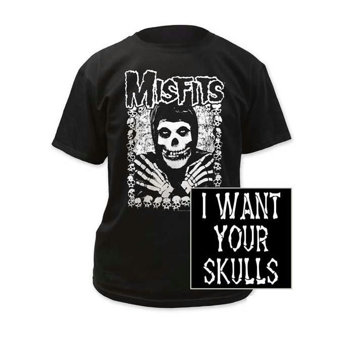 ミスフィッツ Tシャツ MISFITS I Want Your Skull 正規品 ロックT