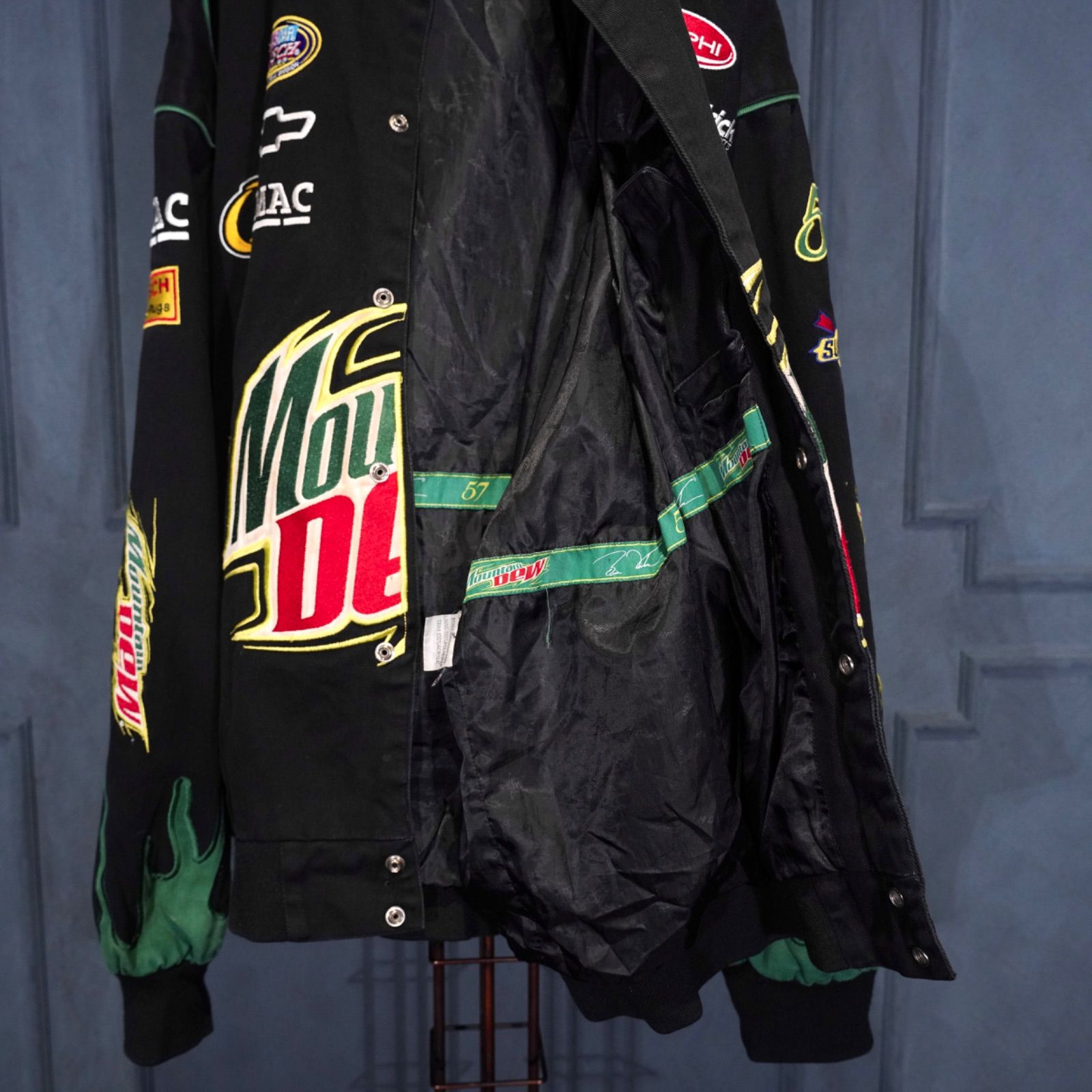 USA VINTAGE JH DESIGN JEFF HAMILTON Mountain Dew EMBROIDERY DESIGN 